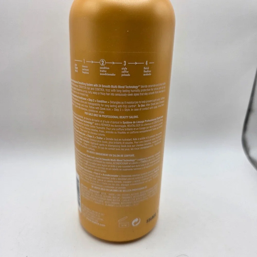Matrix Essentials Sleek Look Smoothing Conditioner Step 2 33.8oz 1L Large Bottle